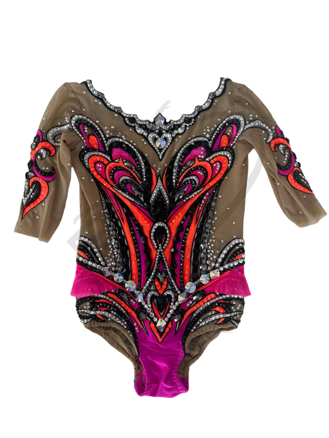 Crystal Competition Leotard-Multicolor Leotard