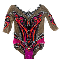 Crystal Competition Leotard-Multicolor Leotard