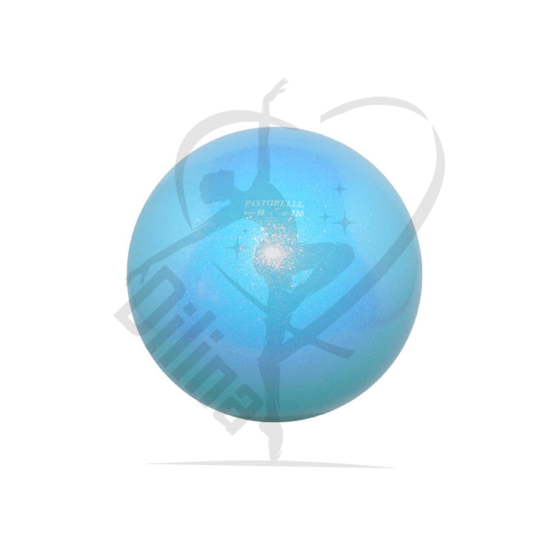Pastorelli Glitter Gym Balls 16Cm Hv Sky Blue