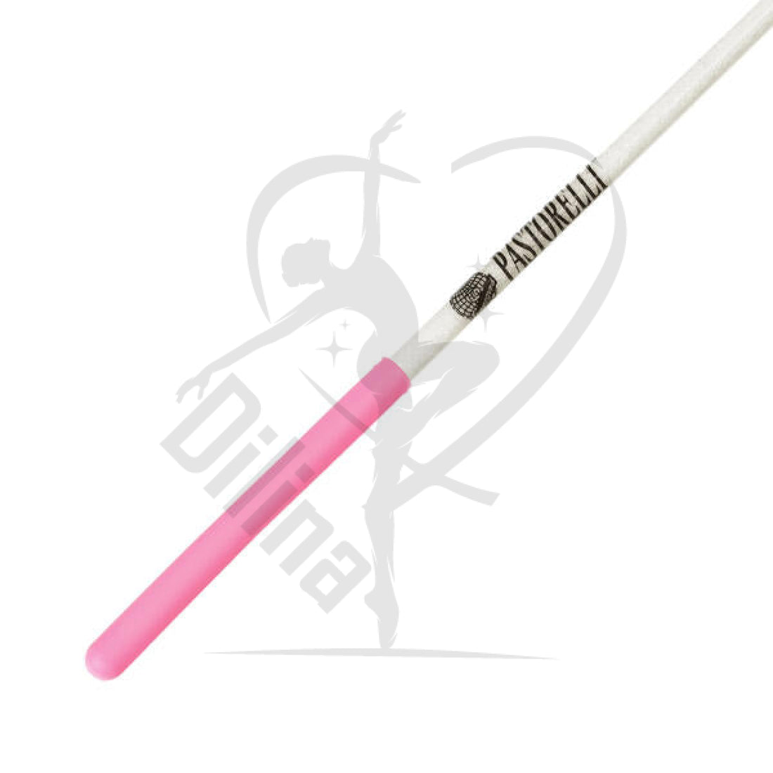Pastorelli Glitter Ribbon Stick White Pink Grip Sticks