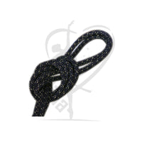 Pastorelli Metallic Gym Rope For Competitions Mod. New Orleans Black With Gold Lame Threads Ropes