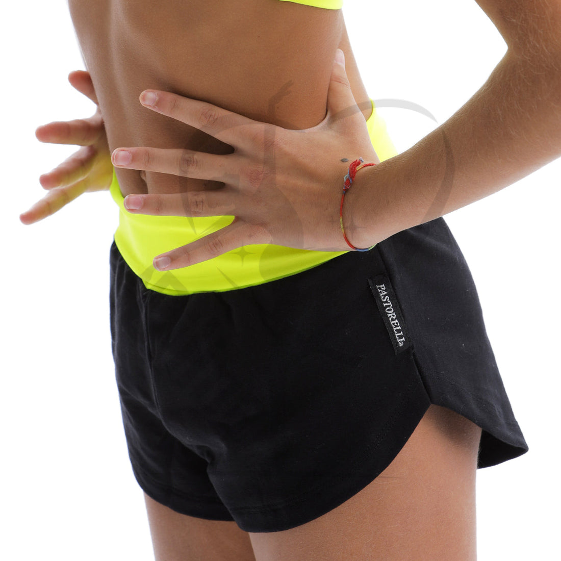 Pastorelli Short |Funny High Cut Short Size 8 / Fluorescent Yellow Underwear