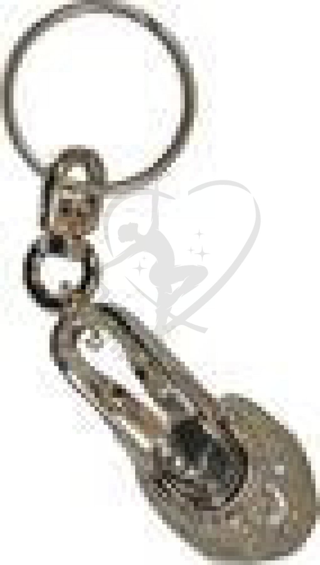 Sasaki Metal Mini Half Shoe Keychain Beige Gadgets