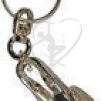Sasaki Metal Mini Half Shoe Keychain Beige Gadgets