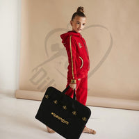 Queen Holders Leotard Holder / Black &Gold Bags