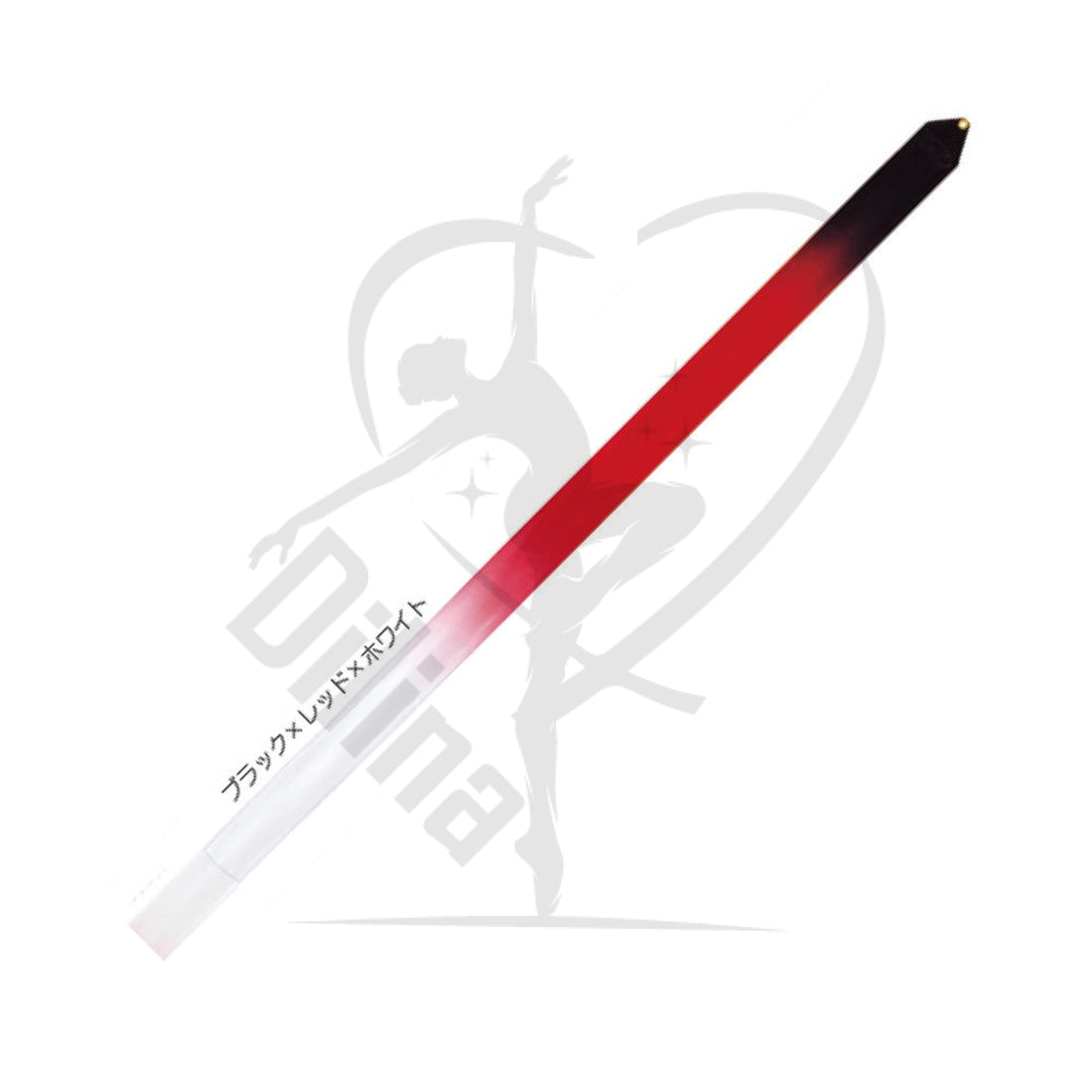 Sasaki High Pitch Gradation Ribbon 5M Black X Red White Ribbons
