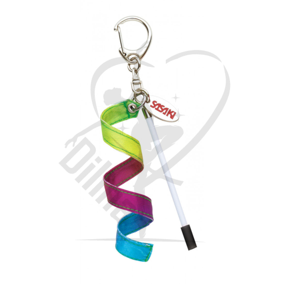 Sasaki Mini Ribbon Keychain Green Gadgets