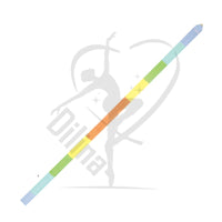 Sasaki Multicolour Ribbon 5M Ice Blue X Pale Green