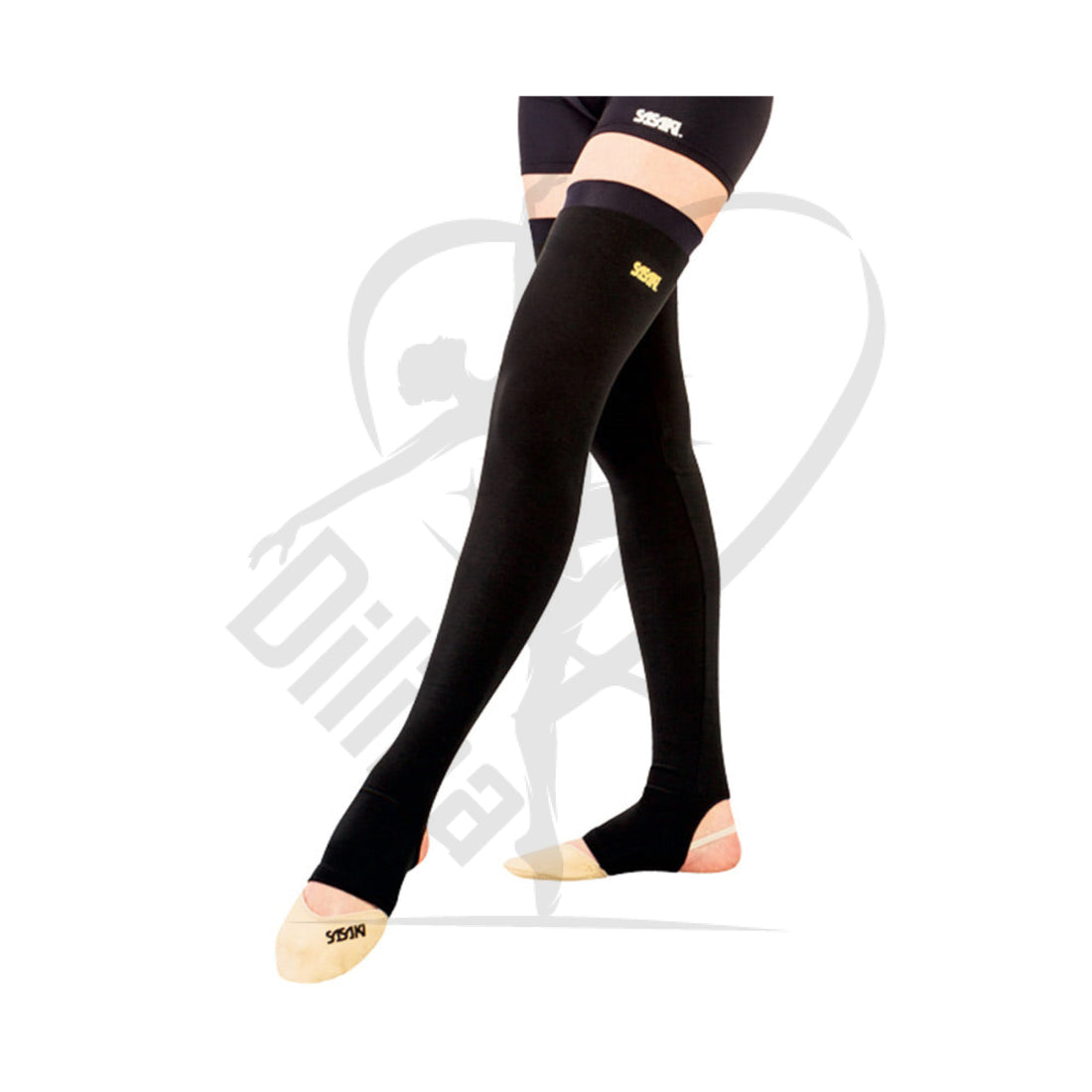 Sasaki | Over Knee Leg Warmer- Hw-8045 Black Leg Warmers