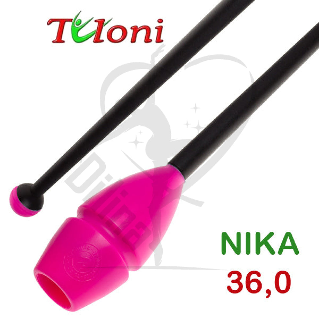 Tuloni Bi-Colour Connectable Clubs Mos. Nika 36Cm Pink X Black