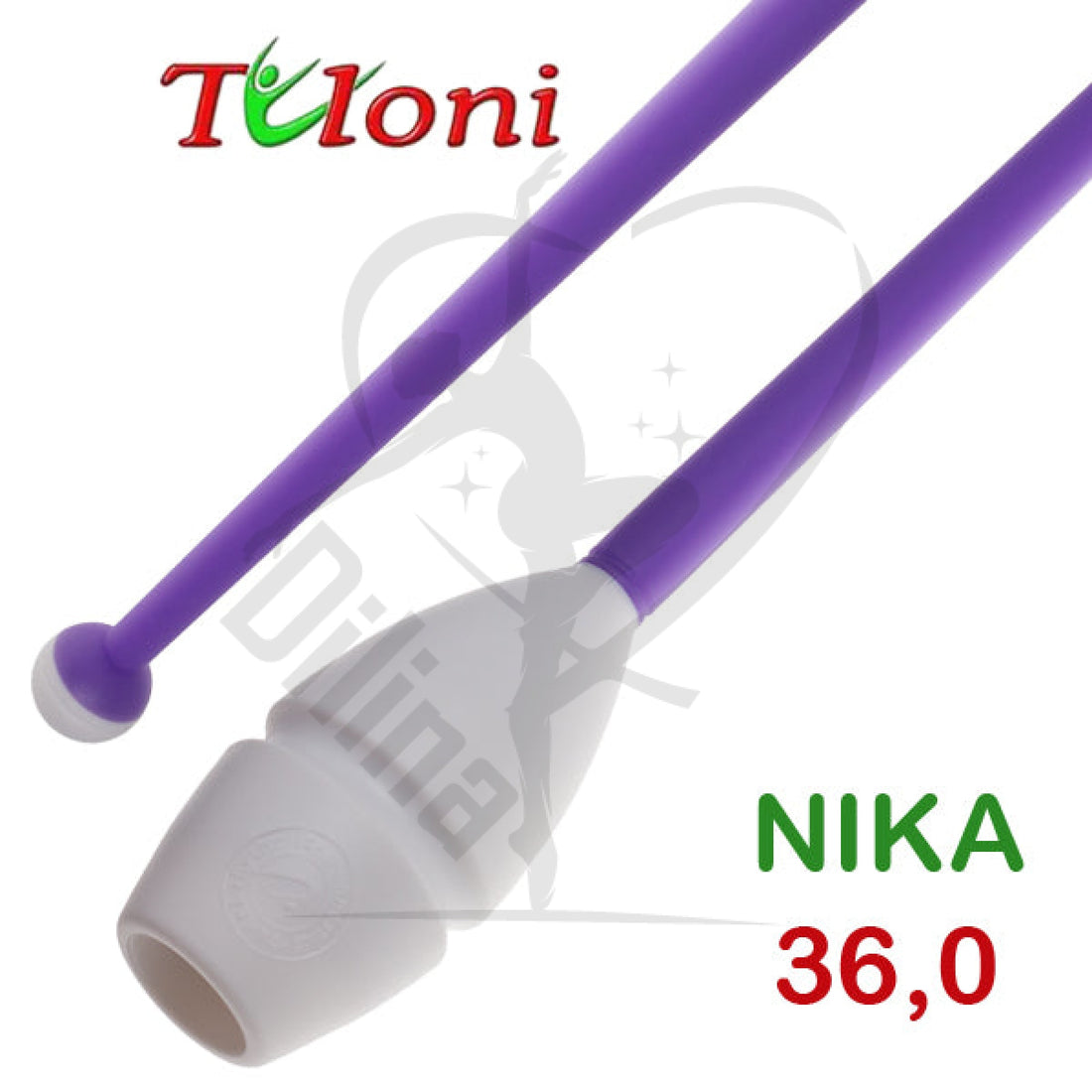 Tuloni Bi-Colour Connectable Clubs Mos. Nika 36Cm White X Purple