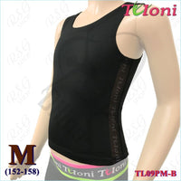 Tuloni Long Mesh Tank Top Black M (152-158) T Shirts & Tops