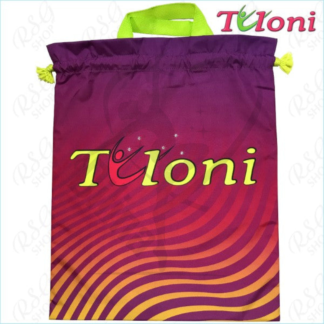 Tuloni Shoe Bag Purple X Yellow Holders
