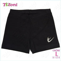 Tuloni Shorts Black With Logo L (158-164)