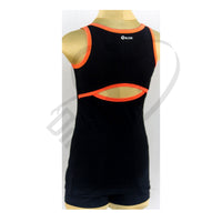 Tight-Fitting Womens T-Shirt Orange Sport Uniform