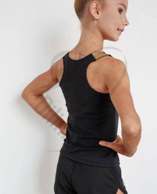 Inner Gold Queen Black TOP / Black / 116CM (4-5YEARS)