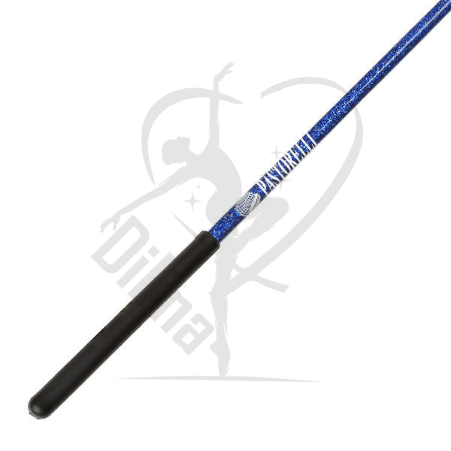 Pastorelli Glitter Ribbon Stick Blue Black Grip Sticks