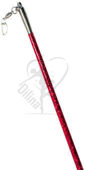 Pastorelli Glitter Ribbon Stick With Pink Grip Red Sticks