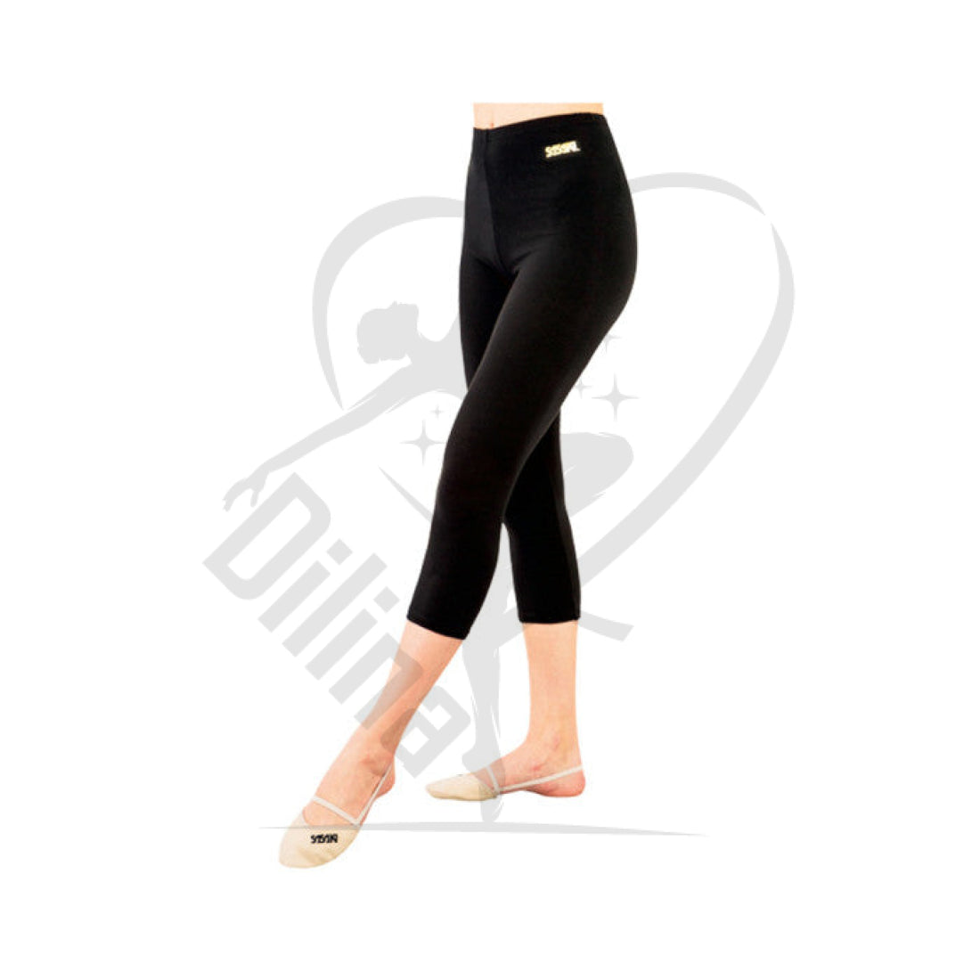 Sasaki |Crop Leggings | Black Hw-1297Lc Jl (120-137Cm) / Leggings