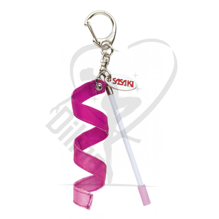Sasaki Mini Ribbon Keychain Pink Gadgets