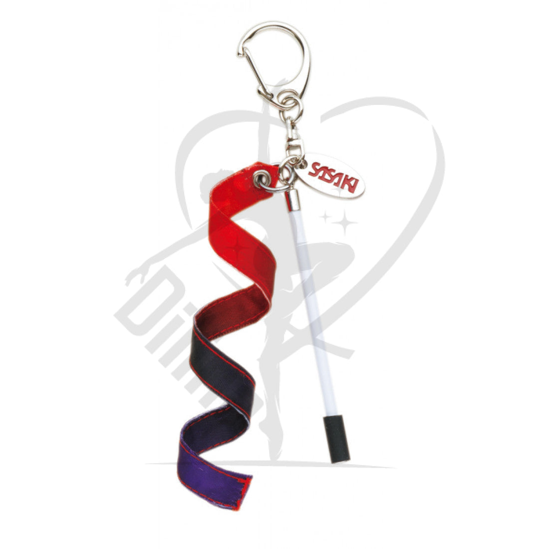Sasaki Mini Ribbon Keychain Red Gadgets