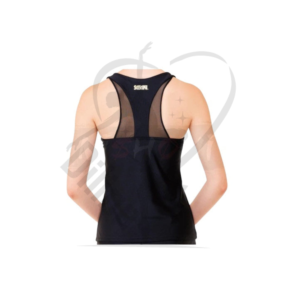 Sasaki | Premium Y Back Top #7059 Jl (120-137Cm) / Black Leggings