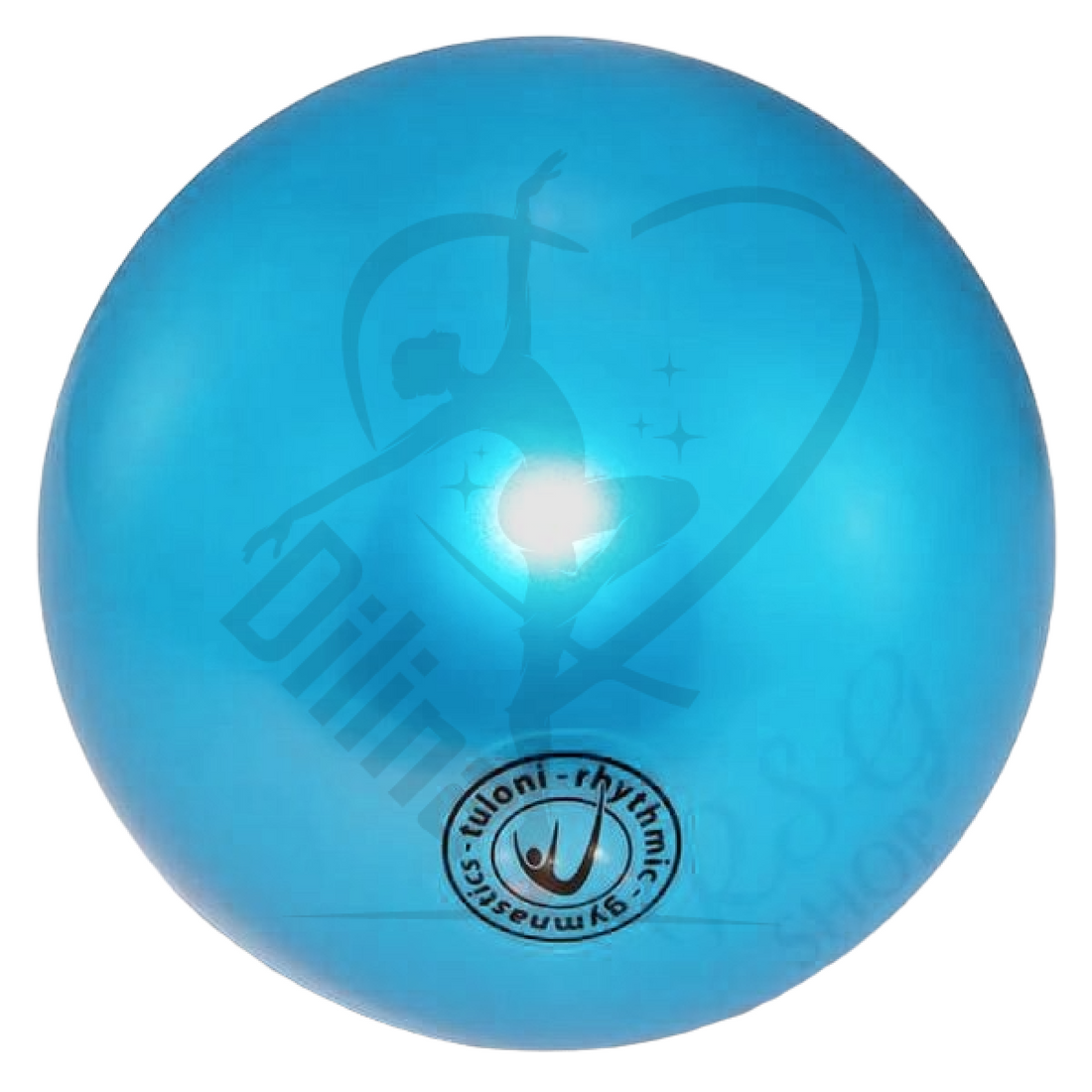 Tuloni Ball 18Cm Glitter/metallic Light Blue