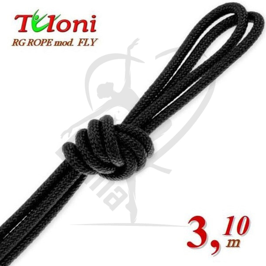 Tuloni Competition Rope For Seniors Mod. Fly 3.1M Black Ropes