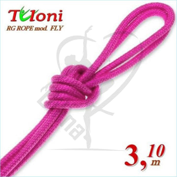 Tuloni Competition Rope For Seniors Mod. Fly 3.1M Fuchsia Ropes