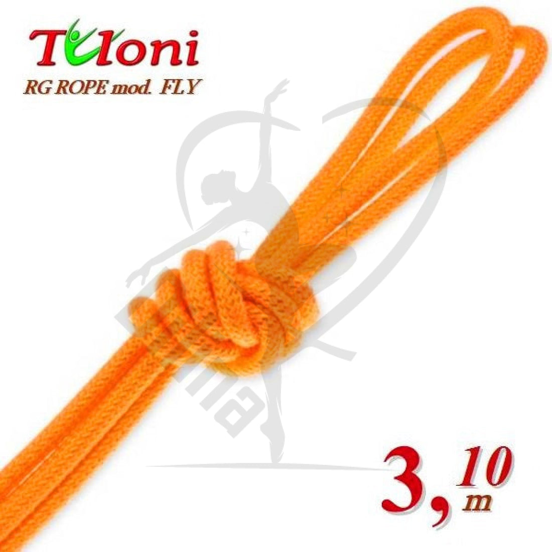 Tuloni Competition Rope For Seniors Mod. Fly 3.1M Orange Ropes
