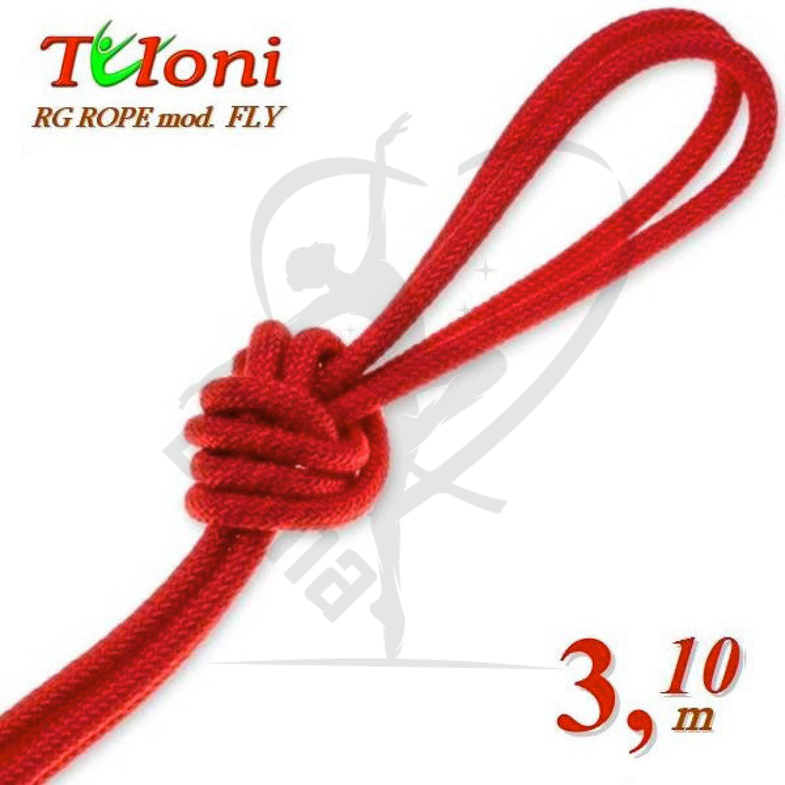 Tuloni Competition Rope For Seniors Mod. Fly 3.1M Red Ropes