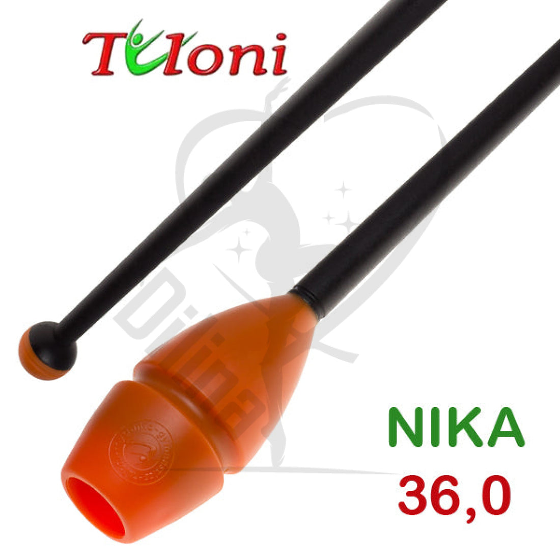 Tuloni Bi-Colour Connectable Clubs Mos. Nika 36Cm Orange X Black