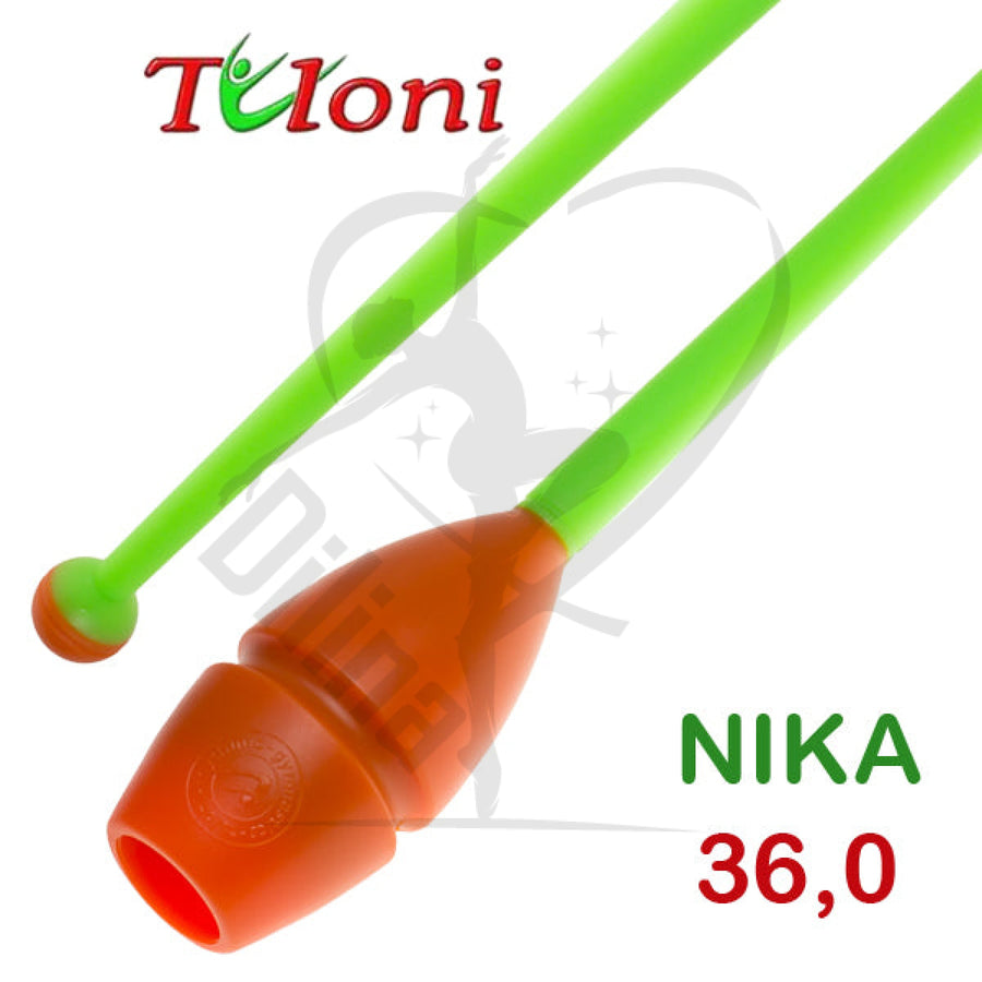 Tuloni Bi-Colour Connectable Clubs Mos. Nika 36Cm Orange X Green