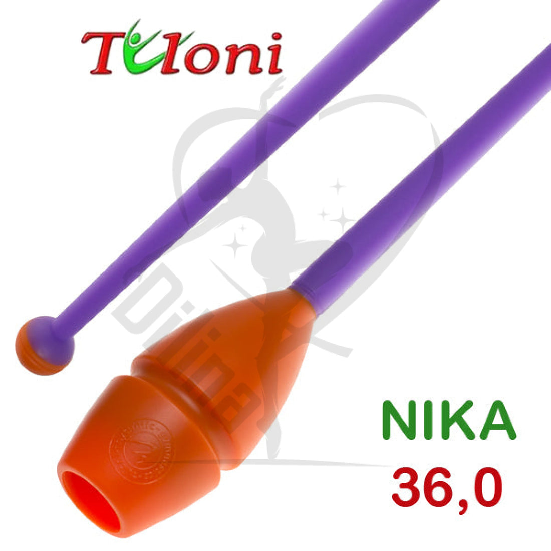 Tuloni Bi-Colour Connectable Clubs Mos. Nika 36Cm Orange X Purple