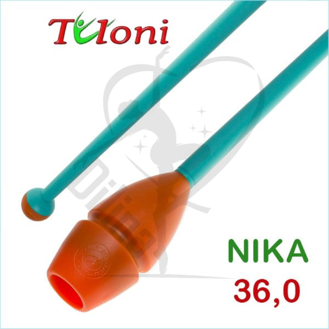 Tuloni Bi-Colour Connectable Clubs Mos. Nika 36Cm Orange X Turquoise