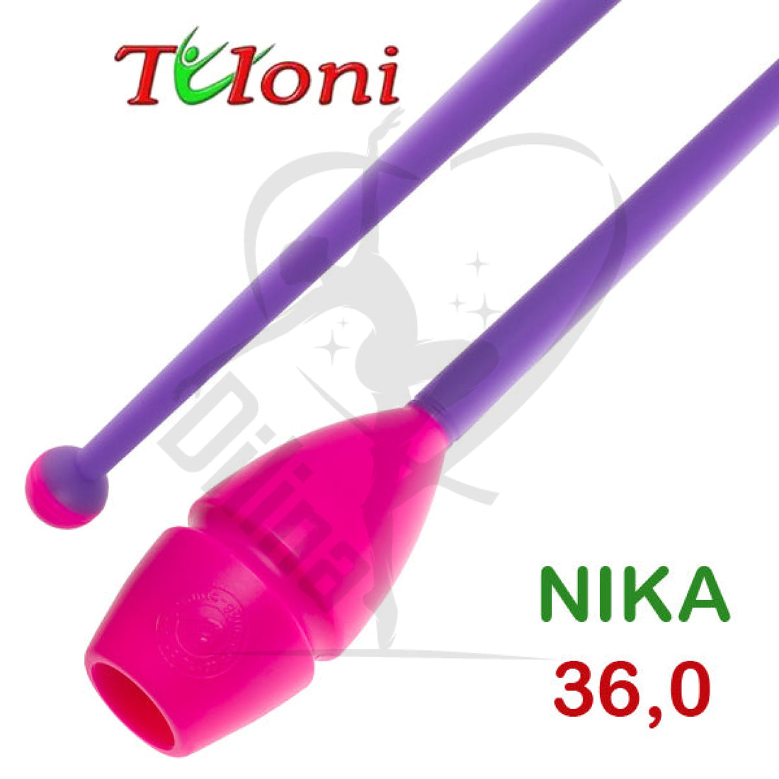 Tuloni Bi-Colour Connectable Clubs Mos. Nika 36Cm Pink X Purple