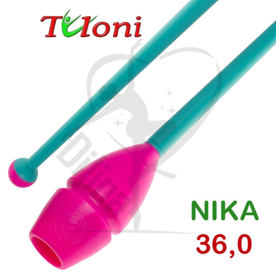 Tuloni Bi-Colour Connectable Clubs Mos. Nika 36Cm Pink X Turquoise