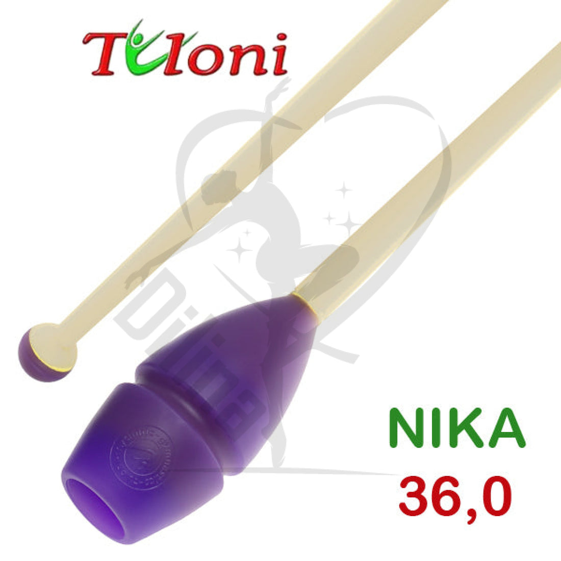Tuloni Bi-Colour Connectable Clubs Mos. Nika 36Cm Purple X White