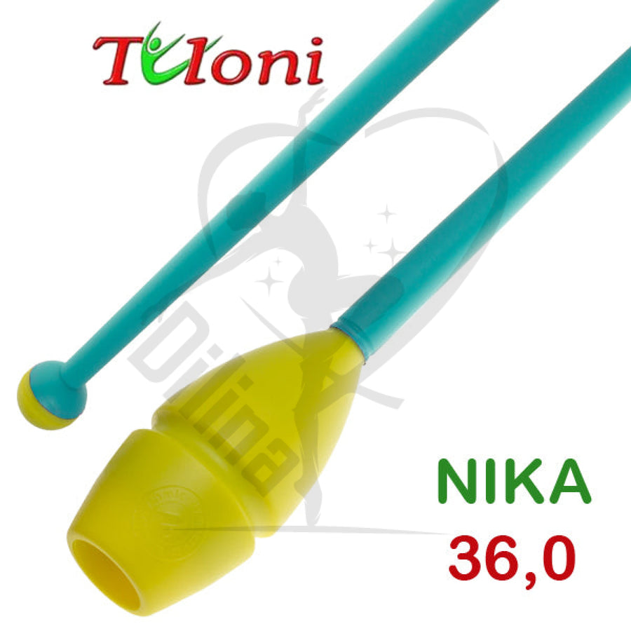 Tuloni Bi-Colour Connectable Clubs Mos. Nika 36Cm Turquoise X Green