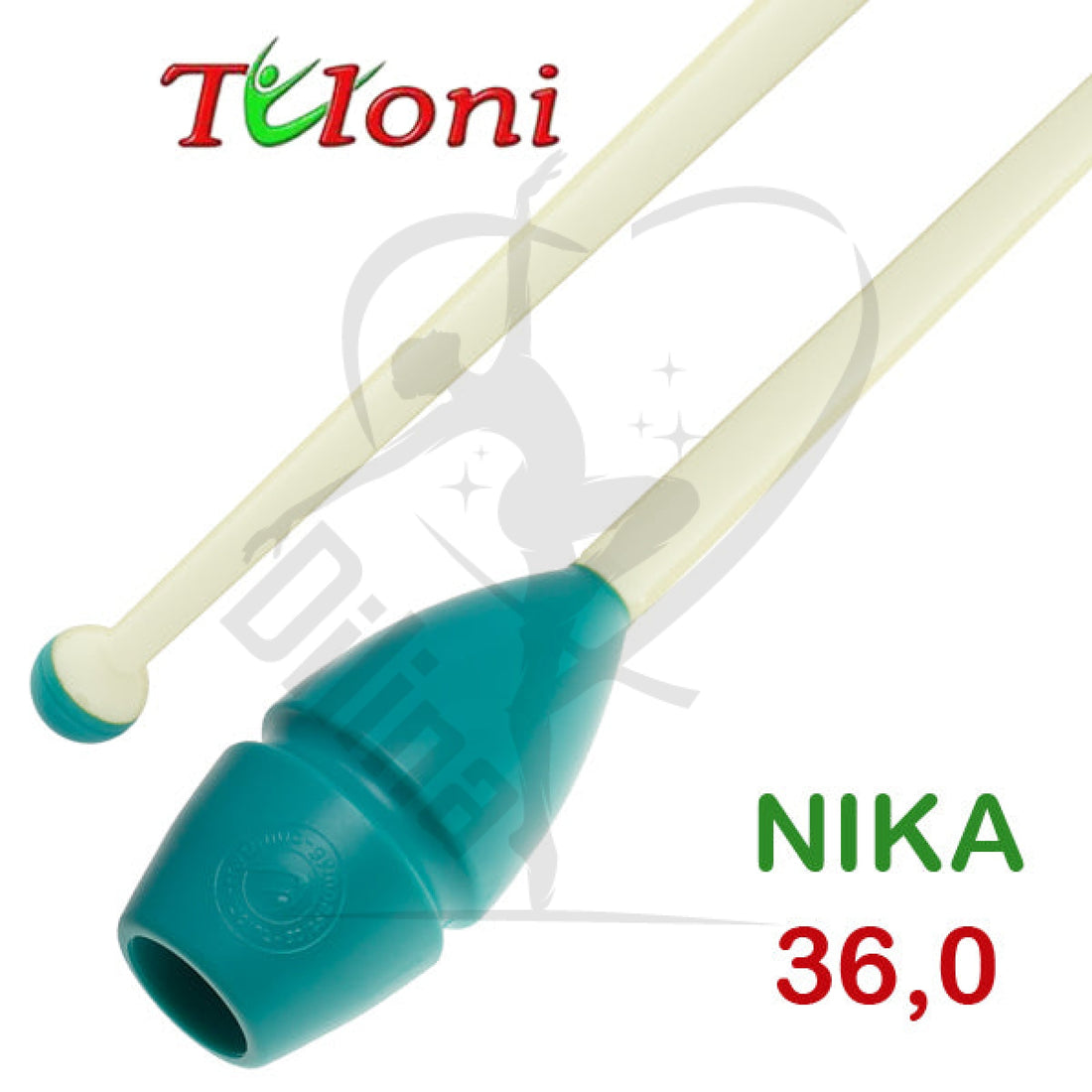 Tuloni Bi-Colour Connectable Clubs Mos. Nika 36Cm Turquoise X White