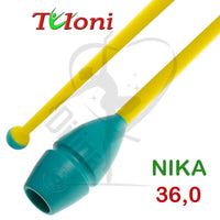 Tuloni Bi-Colour Connectable Clubs Mos. Nika 36Cm Turquoise X Yellow