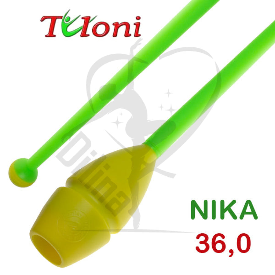 Tuloni Bi-Colour Connectable Clubs Mos. Nika 36Cm Yellow X Green