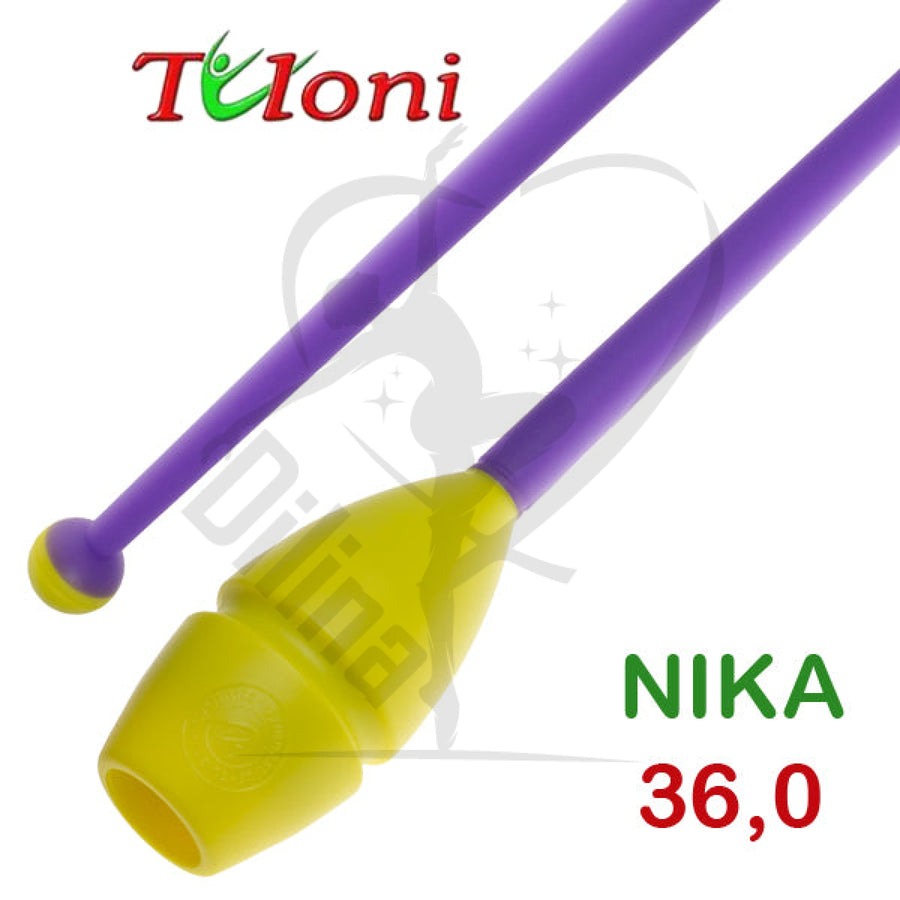 Tuloni Bi-Colour Connectable Clubs Mos. Nika 36Cm Yellow X Purple