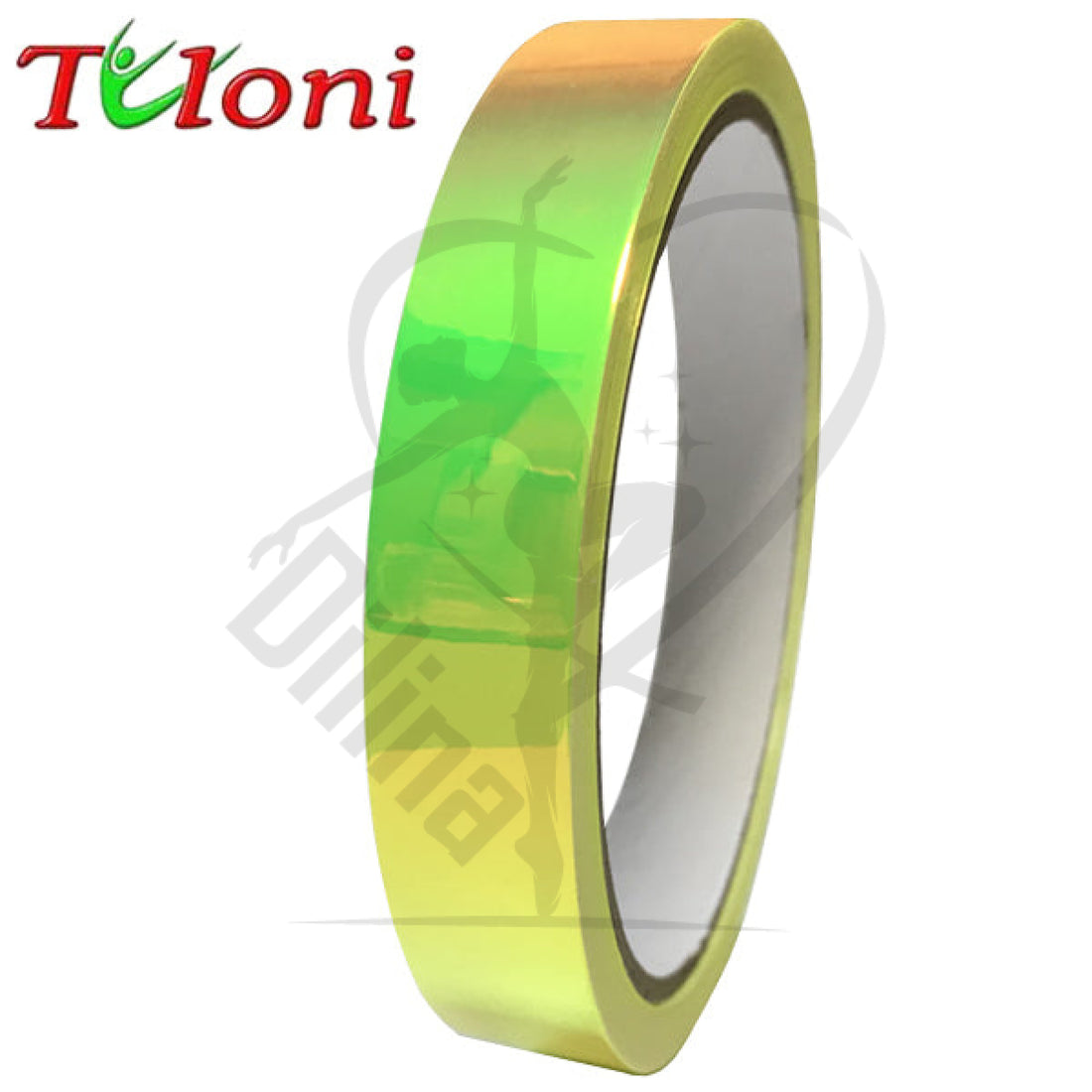 Tuloni Holographic Tape Lime Yellow Tapes