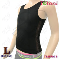 Tuloni Long Mesh Tank Top Black L (158-164) T Shirts & Tops