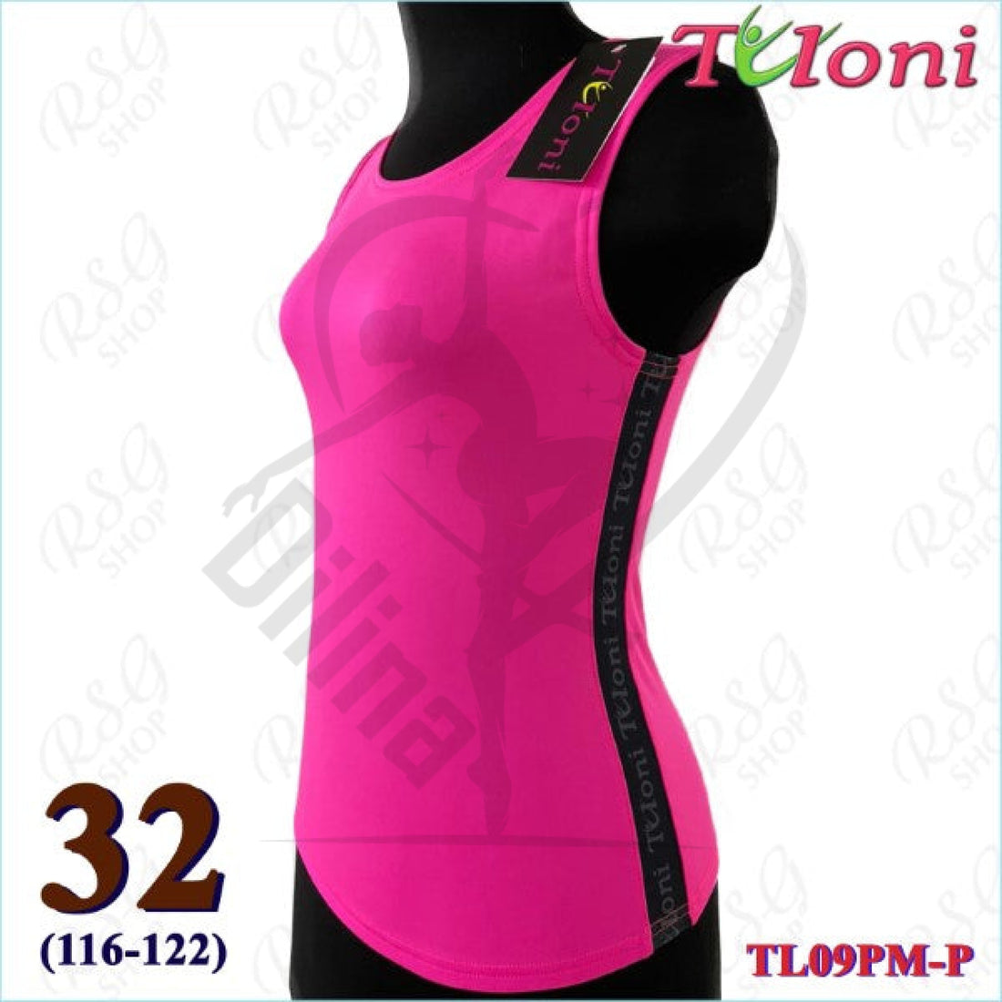 Tuloni Long Mesh Tank Top Pink 32 (116-122) T Shirts & Tops