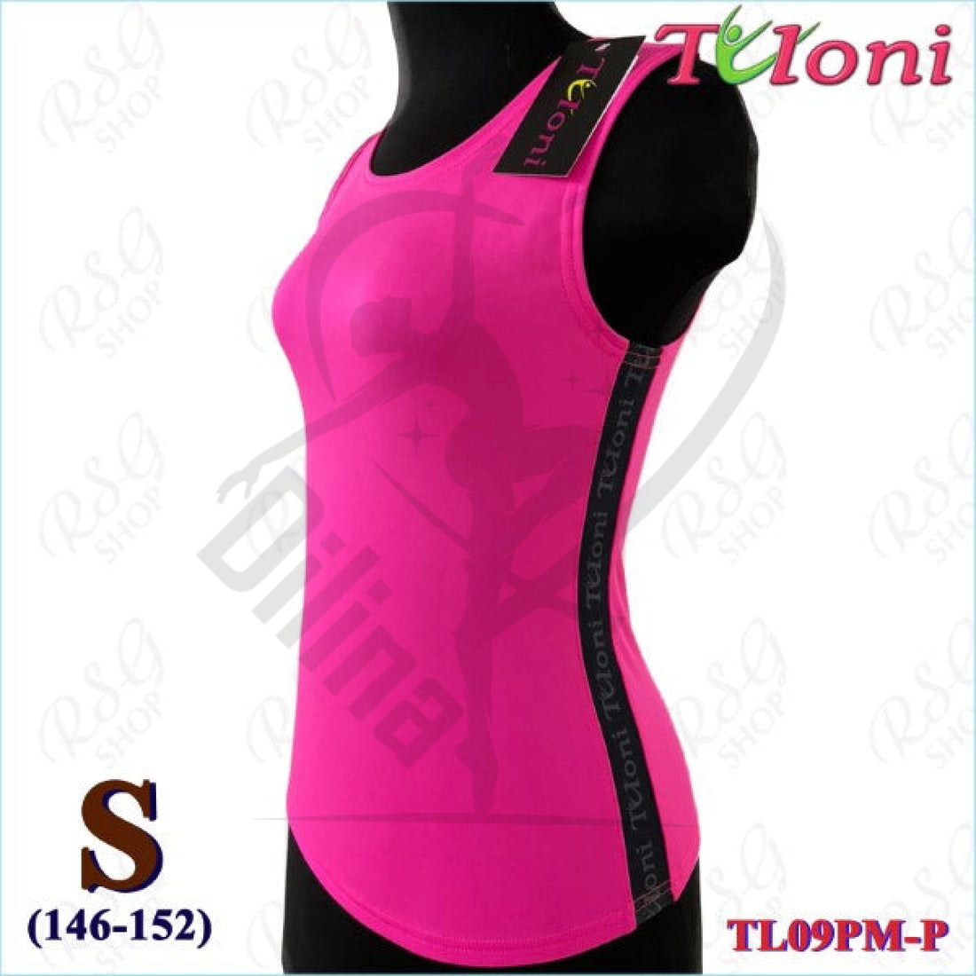 Tuloni Long Mesh Tank Top Pink S (146-152) T Shirts & Tops
