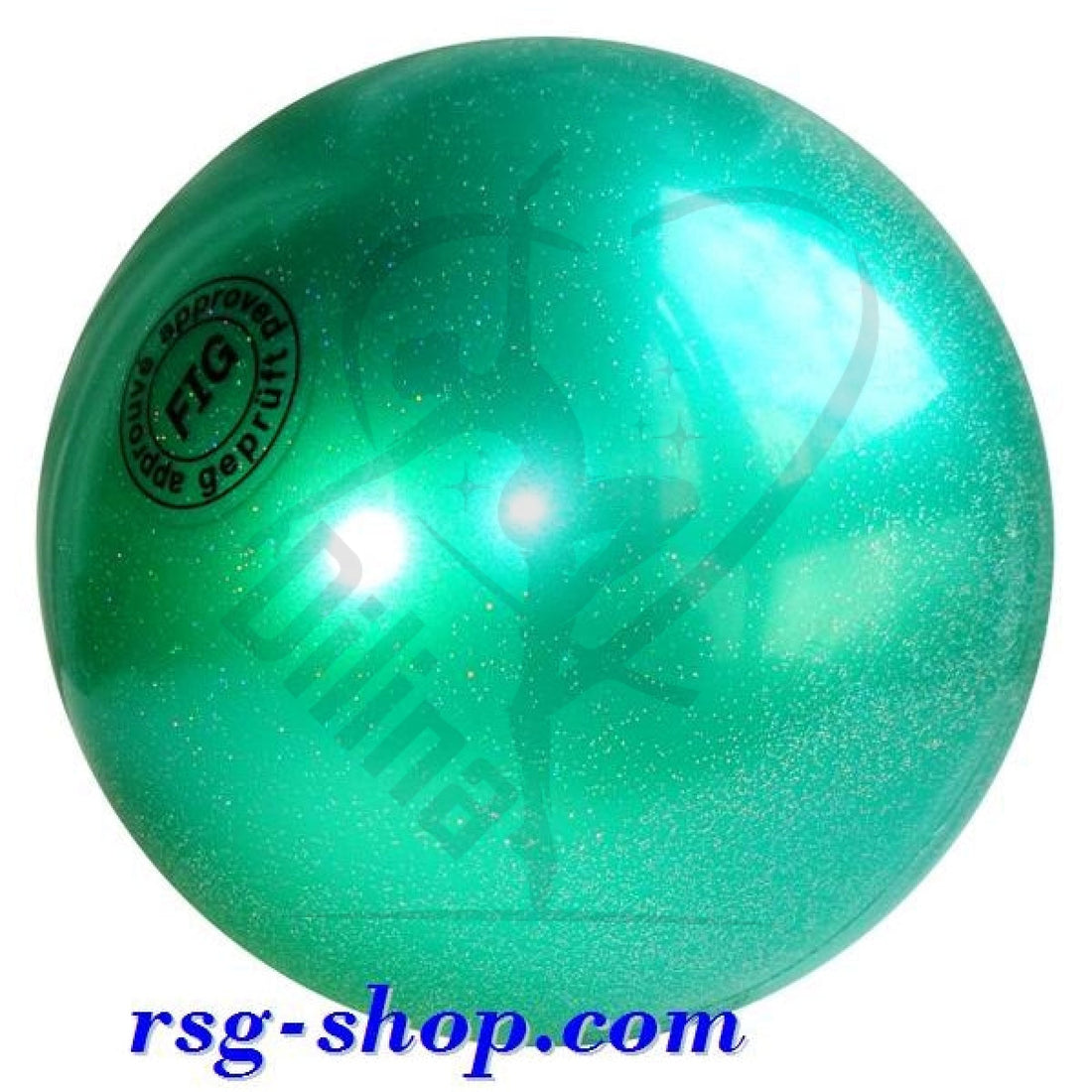 Tuloni Metallic Glitter Ball 16Cm Green Balls