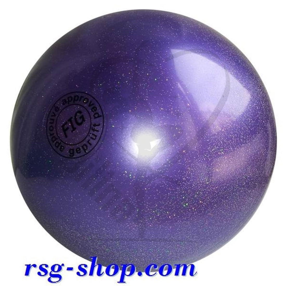 Tuloni Metallic Glitter Ball 16Cm Violet Balls