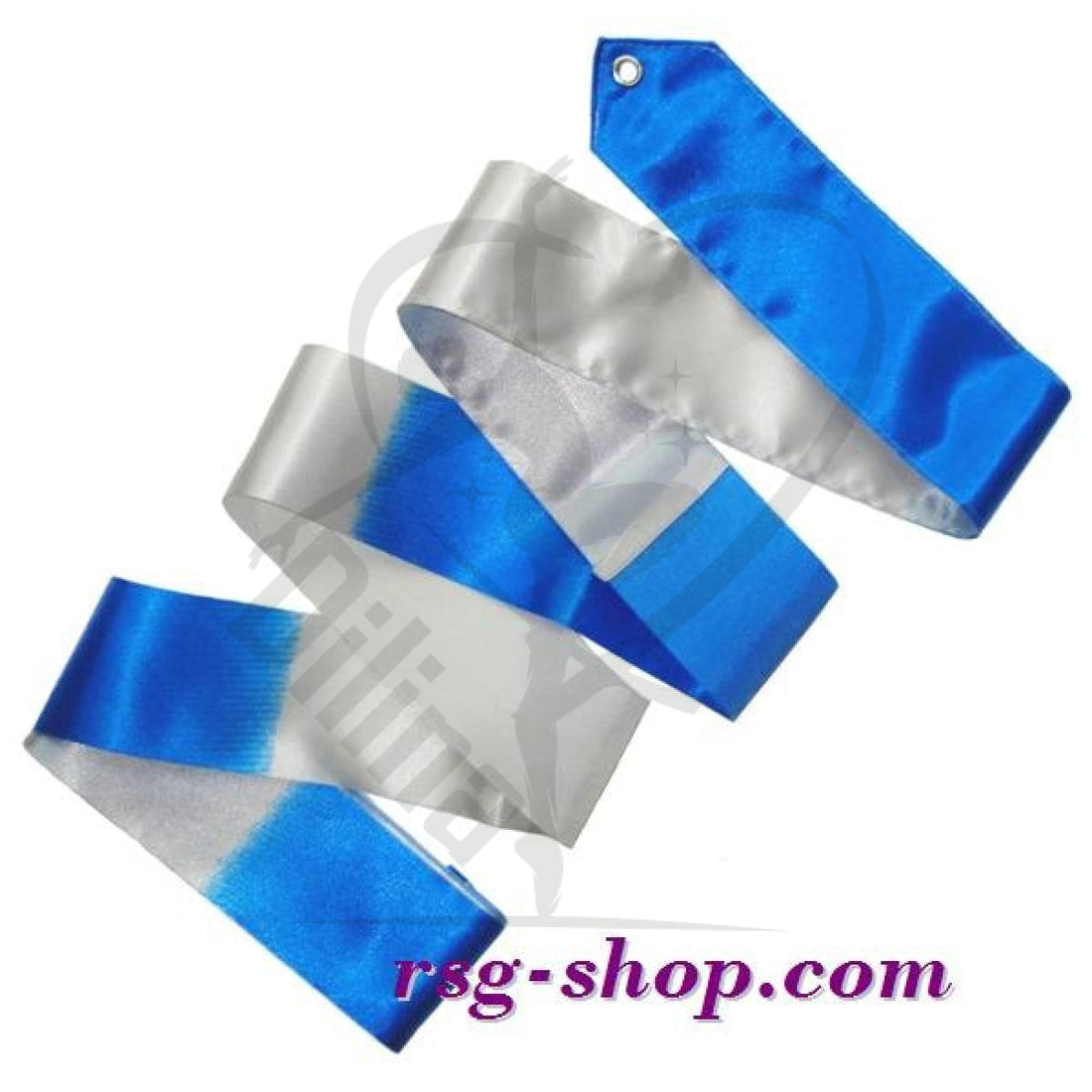 Tuloni Bi-Colour Ribbon 5M White X Blue